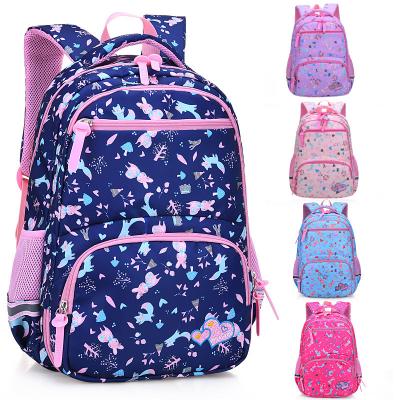 China Manufacturer sale light primary school bag children anti-theft school bags print schoolbags for kids girls for sale