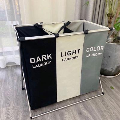 China Wholesale Custom Durable Folding Laundry Basket Folding Laundry Basket Laundry Sorter Eco-friendly for sale