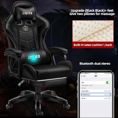 China Factory Wholesale Price Swivel Adjustable Modern Gaming Chair Affordable Office Chair Gaming Chair (Full Size) With Lights And Speakers for sale