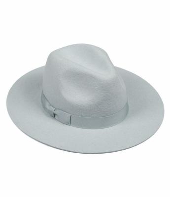 China Wholesale Men's Panama Wide Brim Wool Fashion 100% Australian Wool Felt Hat Soft Smooth Feeling Felt Hat for sale