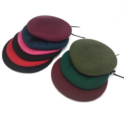 China Picture Wholesale Accept Customized Logo Fashion Military 100% Wool Beret For Men Women for sale