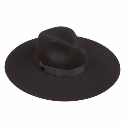 China Warm Selling Picture Mens Womens Australian Fedora 100% Wool Australian Hats Wide Brim for sale