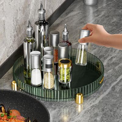 China Viable Kitchen Storage Turntable 360 ​​Degree Rotating Countertop Makeup Spice Rack Organizer for sale