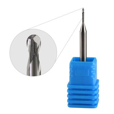 China Manufacturer Best Carbide End Mills Aluminum 2 Flutes Ball Nose End Mills CNC Micro Cutter Tools for sale