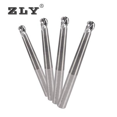 China Non-Standard Round Carbide Ball Nose Milling Cutter Tungsten Carbide Reamer Cutting Tools Head Endmill for sale