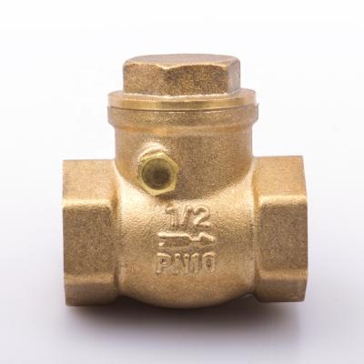 China General OUKE Female Threaded Brass Swing Check Valve for sale