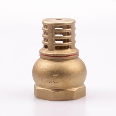 China General OUKE 1/2 to 4 Inch 6 Inch Low Quantities Enabled Valve Body NBR Brass Forged Sealing Disc Brass Suction Valve For Pump for sale