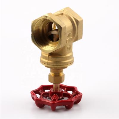 China General OUKE 1 PC DN25 Gate Valve Water Gate Valve BSPP 232PSI Brass Shutter For Water Oil Gas valvula for sale