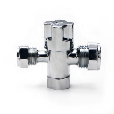 China 90 Degree Water Brass Two Way Angle Valve OUKE General Chinese Best Price for sale