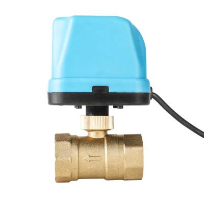 China General Electric Brass Actuator Ball Valve DN20 2 Way Motorized Ball Valve for sale