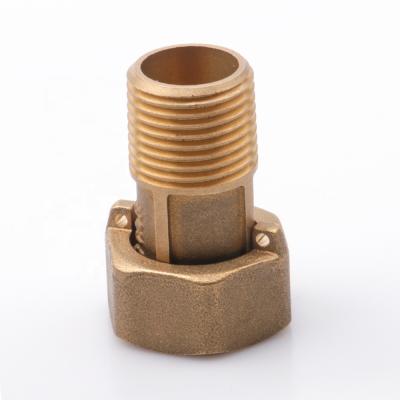 China General Meter Connector Brass Water Couplings Pipe Fittings for sale