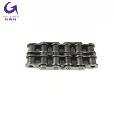 China Cheaper machinery parts and hot sale standard carbon steel roller chain 10B-2 for sale