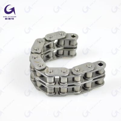 China Machinery Repair Shops 05B-2 06B-2 08B-2 10B-2 12B-2 16B-2 20B-2 Double Row B Series Roller Chain , Transmission Roller Chain for sale