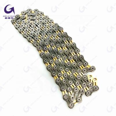 China Road Bike Bicycle Chain Links 1/2" 1/8" Customized Power 116 Bmx Silver Pin Color Material for sale