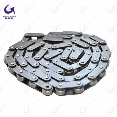 China Machinery Parts C2042 Carbon Steel Double Pitch Roller Chain With Large Roller Diameter 25.4 Use For Conveyor for sale