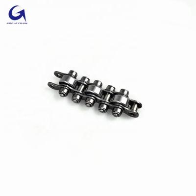 China Professional Machinery Parts Carbon Steel Double Plus Roller Chain With Two Sided Rollers 08BS Used For Audio Amplifier Production Line for sale