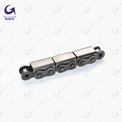 China Special machinery parts chain with U elements roller chains with U attachments. for sale