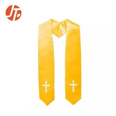 China Yellow Dress 2023 New Design Church Stoles Choir Stoles With Cross for sale