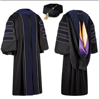 China Customized University Phd Graduation Doctoral Gown Gown Customized for sale