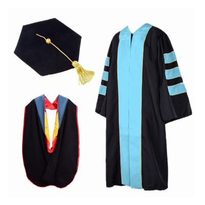 China Gown Hot-selling Phd Graduation Gown for sale