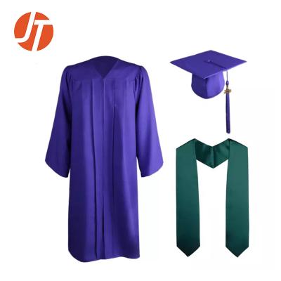 China Dress Customized Simple Graduation Dresses And Cowls Tassel With Year Charm for sale