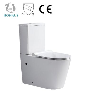 China Marca d'água europeia Comodidade Altura sem borda Toilet sanitary ware WC sem manchas à venda