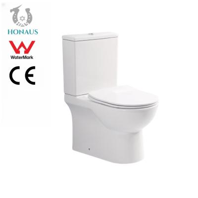 China Individuell angepasste moderne Toilette ohne Rand mit weichem Sitz zu verkaufen