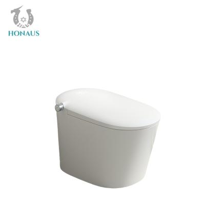 China Cuenco de baño de moda moderno Smart One Piece Toilet Foot Flush en venta