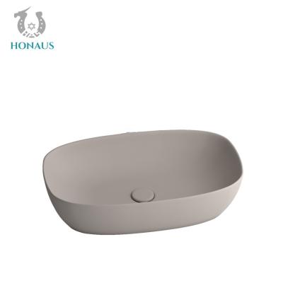 Chine Modern Matte Colorful Bathroom Hand Wash Basin Above Counter Sink à vendre