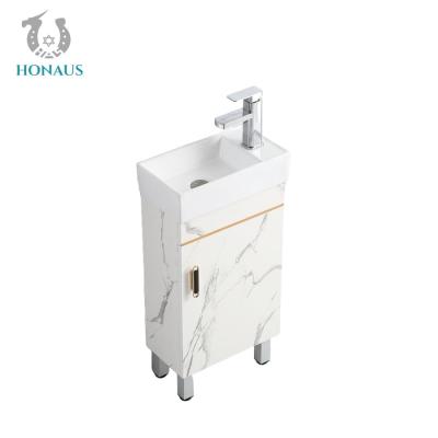 Cina Customised Small Size Bathroom Hand Wash Basin Full Pedestal in vendita