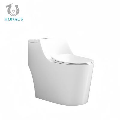 China Premium keramische een stuk toiletbeker Luxe Design Ronde Dubbel Flush Factory Sale Te koop