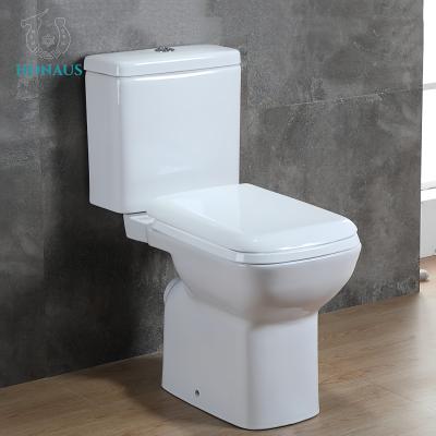 Cina 250-305mm Mix. Pit Spacing Dual-Section Toilet Bowl con P/S-Trap Drainage Pattern in vendita