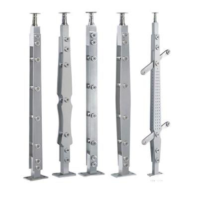 China Modern LC TT 371 Payment Stainless Steel Round Fence Pillar For Balcony for sale