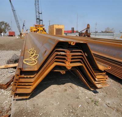 China Good Cost Performance Manufacturer Hot Cold Rolled Z Types Sheet Steel Pile for sale