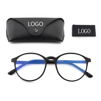 China For Wholesale Custom Logo Round Myopia AC Glasses TR90 Blue Light Reading Glasses DOISYER Blocking Glasses Women for sale