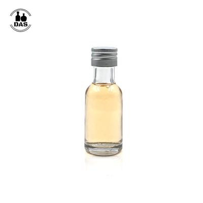 China Beverage Sample Gift Bottle 30ml Mini Wine Liquor Bottle With Screw Lids For Alcohol Wine Whiskey Spirits for sale