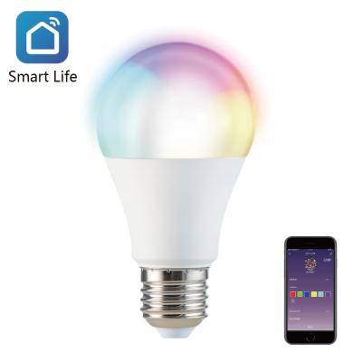 China Smart residential wireless RGBW led light bulb A60 BR30 blue wifi cabin tuya app control for sale