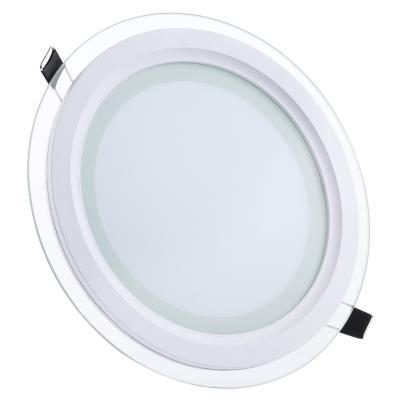 China Modern SMD COB Recessed Ceiling Glass Round LED Square Panel Down Light 6w 9w 12w 18w 24w for sale