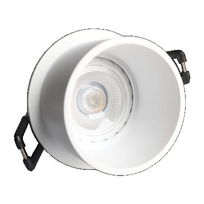 China Modern aluminum recessed MR16 GU10 led indoor spotlight fixture downlight frame for sale