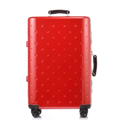 China Hard Shell Trolley Luggage 20 24 26 28 INCH ABS PC TRAVEL OUTDOOR LUGGAGE FRAME HARDSHELL LUGGAGE TROLLEY CASE BAG ALUMINUM SETS for sale