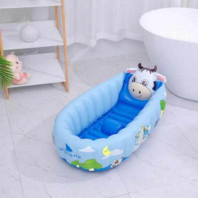 China Easy Install Inflatable Portable Dairy Cow Rabbit Family Sale Amazon Summer Hot Outdoor Water Play Bathing Pool For Baby Kids Children for sale