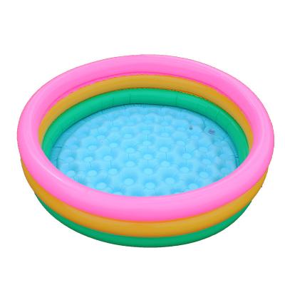 China Easy Install Amazon Hot Sale Summer Outdoor Swim Water To Play Mutil-color Inflatable Portable Pool For Baby Kids Children for sale