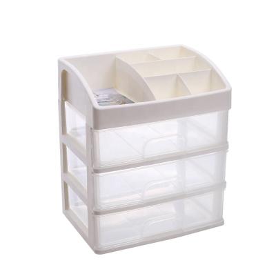 China QIYUE Sustainable Design High Quality Plastic Makeup Cosmetic Box for sale