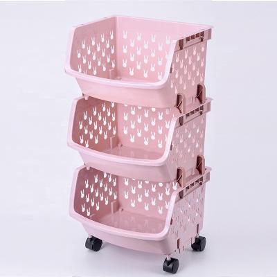 China Viable Wholesale Custom Creative Good Muti-function Cheap Kitchen Vegetable Toys Household Storage Plastic Basket for sale