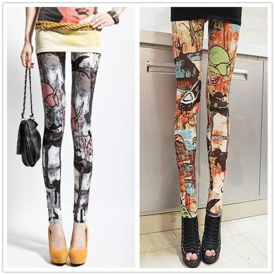 China Antibacterial Fashion Milk Fiber Women Gaiters Soft Pants 5025 for sale