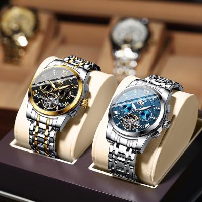 China New Trending Automatic Date Tourbillon Automatic Mechanical Watches Date Mens Wristwatch Elegant Watch Men for sale