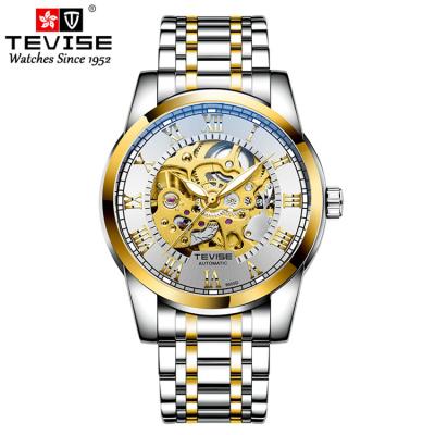 China High Quality Luxury Classic Automatic Movement Wristwatch Water Resistant Brand Men's Hollow Watches for sale