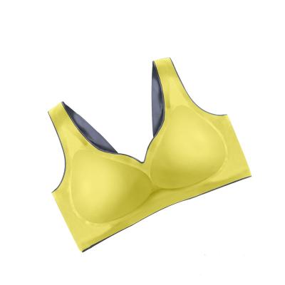 China QUICK DRY girls shape simple lift up girl wireless sexy sport seamless sex hot women s sports bra xxl seamless hot sexy bra tops for sale