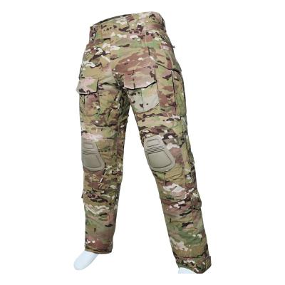 China Tactical Mens CP Style Camouflage Combat Pants Outdoor Rise Rise Military Train Tactical Men's G3 Knee Pads Pants Tear-stop Spark Tac Airsoft G3 for sale