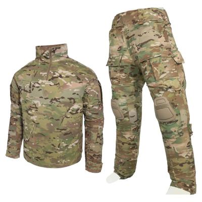 China Anti-Static Combat Multicam Military Uniforms Wholesale Tactical Airsoft Apparel OEM ACU BDU G3 GEN4 Cotton Army Poly Camouflage Customized for sale